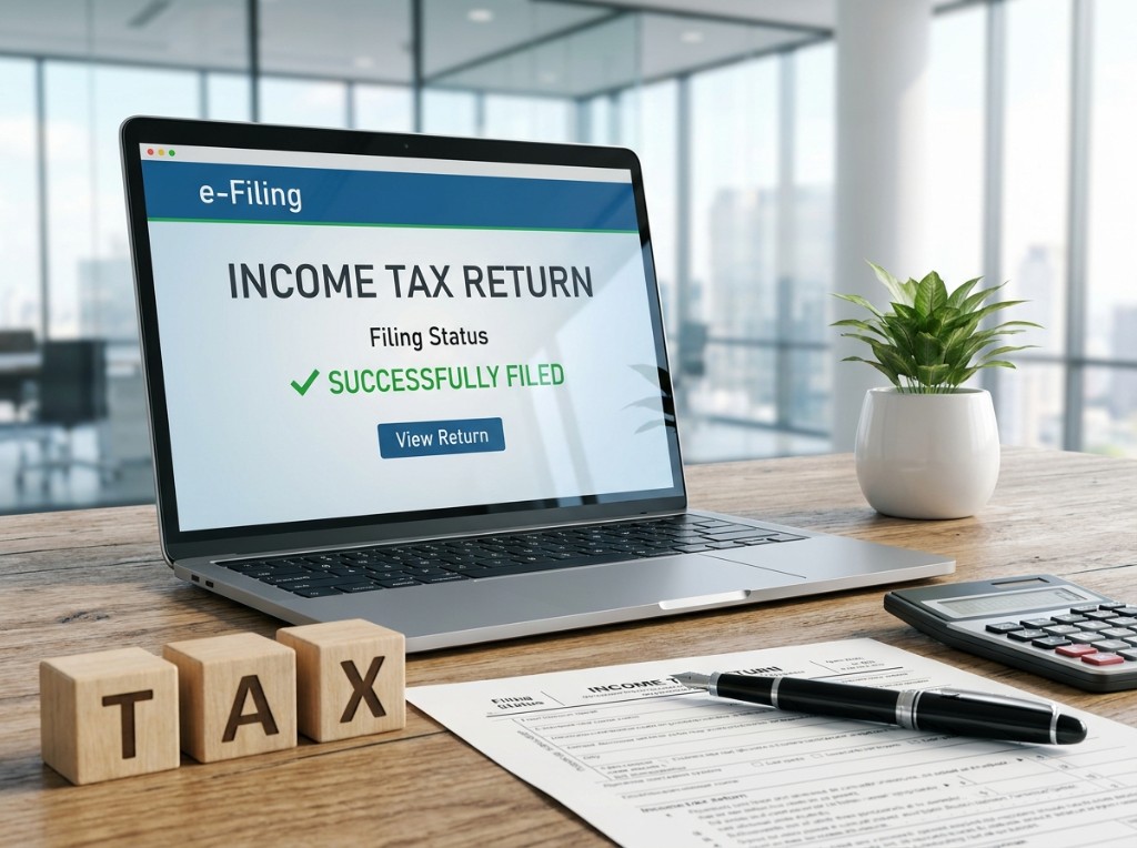 Income Tax Filing — Successfully Filed e-Filing